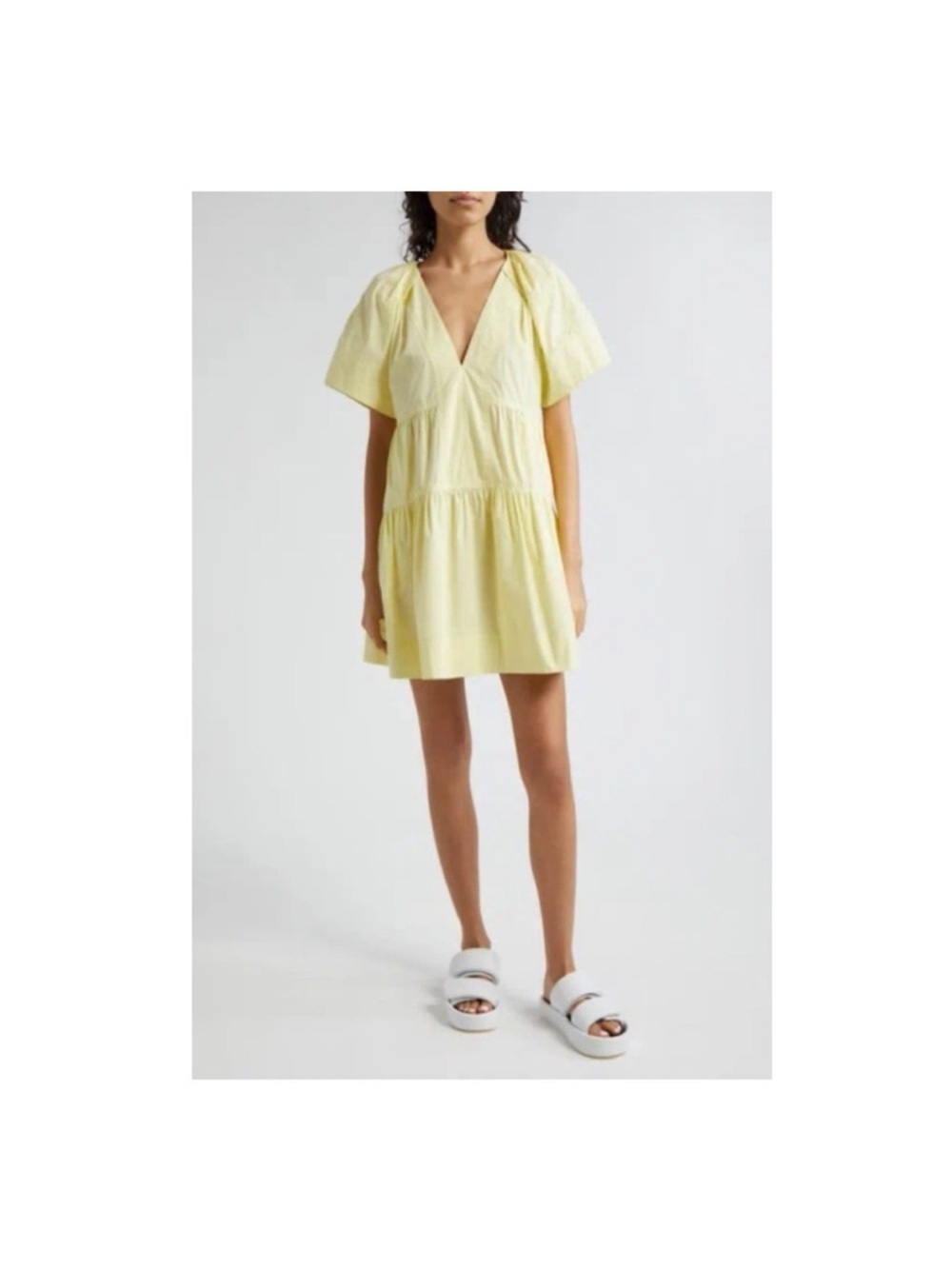 A.L.C. Camila Mini Dress in Canary
